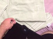 Dry humping ass, cute girl assjob made him cum in pants 16/16