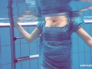 Soft-core swimming pool erotics with Marusia 3/16