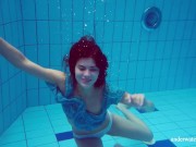 Soft-core swimming pool erotics with Marusia 7/16