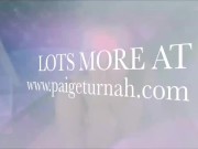 big ass Paige Turnah Masturbates pussy onto her knickers for a fan 1/16