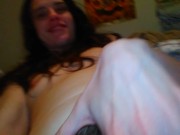 Hairy Onlyfans ManyVids Solo Crazy Fetish Slut White Girl PAWG Flashes Bush Pussy Long Hair Hippy 16/16