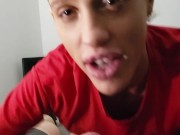 Spun slut sucks harder than any bitch ever! Sucks dick like its a job 9/16