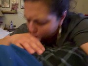 she knows how to blow on it 10/16