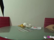 Brunette latina films herself banging her student after lesson 4/16