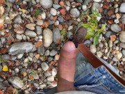 Big tit blonde wife sucks and fucks her man outdoors 7/16