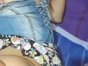 I fucked a babysitter, she loves cum.  3/16