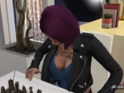 Won Chess Game and I Get Rewarded by Getting Fucked - Sexual Hot Animations 4/16