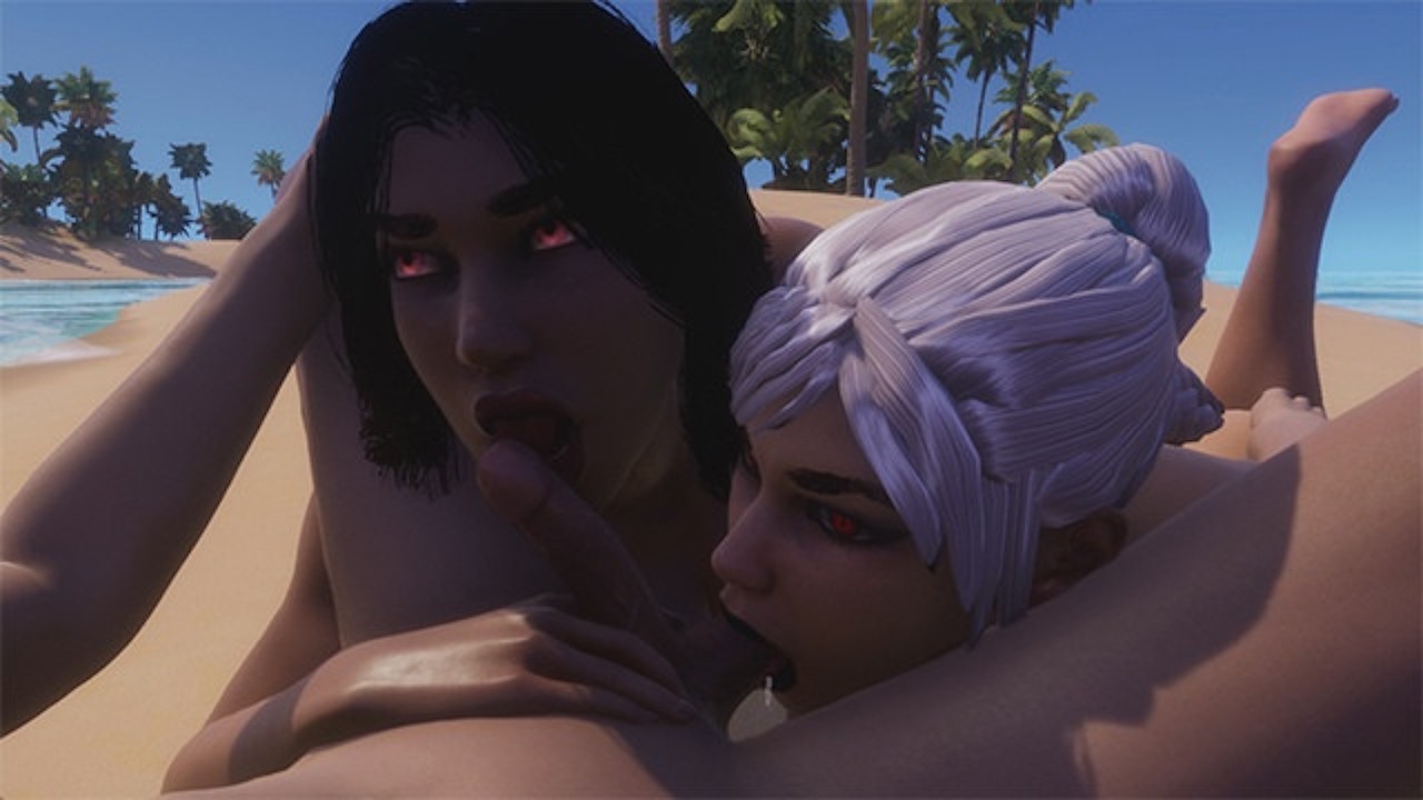 1280px x 720px - Insemination Curvy Babes on Beach | 3D Porn Wild Life - RedTube