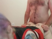 Goth cheerleader gets railed 15/16