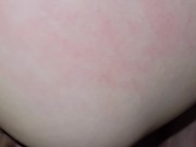 Dirty talking petite blonde cums all over BWC doggy style making pussy talk 16/16