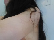 PinkMoonLust VERY TALENTED Hairy Fetish Camgirl Drinks Coffee PEES & FARTS loud on Toilet OmgYay! 6/16