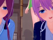 Quintessential Quintuplets Miku Nino Itsuki Ichika Yotsuba Nakano SEX TIME ANIME UNCENSORED 4K 60FPS 1/16