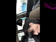 Busty German Girl Sucking Dick In Car Gets Caught, PUBLIC 16/16