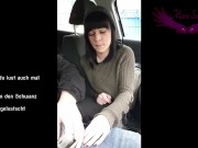 Busty German Girl Sucking Dick In Car Gets Caught, PUBLIC 2/16