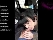 Busty German Girl Sucking Dick In Car Gets Caught, PUBLIC 6/16