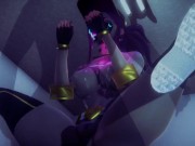 [LEAGUE OF LEGENDS] Sexy KDA Akali sucks you dry (3D PORN 60 FPS) 12/16