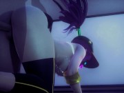 [LEAGUE OF LEGENDS] Sexy KDA Akali sucks you dry (3D PORN 60 FPS) 16/16