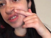 Lesbian Attempts First Blowjob on BBC Roommate 2/16