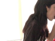 Lesbian Attempts First Blowjob on BBC Roommate 5/16