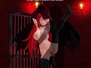 3D HENTAI BDSM Succubus seduced the owner in the basement (Part 2) 15/16