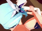 Eula POV sucking dick and swallowing cum - Genshin Impact Hentai 11/16