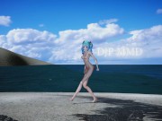 Miku - T-Ara - Bunny Style - Beach Stage 1287 11/16