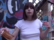 GERMAN SCOUT - TINY EMO GIRL SILVIA RARE ROUGH FUCK I PICKUP MINI TITS AND DIRTY SEX 7/16