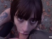 GERMAN SCOUT - TINY EMO GIRL SILVIA RARE ROUGH FUCK I PICKUP MINI TITS AND DIRTY SEX 9/16