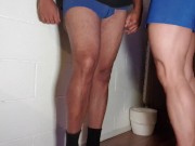 Thick Big Muscular Calves Ball Busting and Dominating 16/16