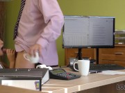 LOAN4K Amazing charmers figure makes the bank worker horny and hard 11/16