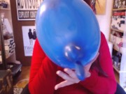 A big blue balloon gives me an orgasm over and over again wanna see how? 4/16