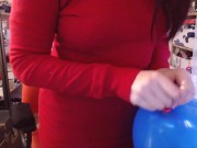 A big blue balloon gives me an orgasm over and over again wanna see how? 7/16