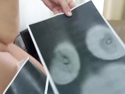 SEXRETARY Secretary scans boobs and pussy on MFP in office 1 9/16