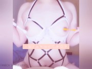 ダブル歯ブラシでへこへこ乳首イキオナニー 6/16