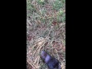 POV Hard, Primal Fuck Outdoors in Public!! 9/16