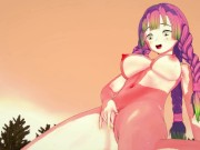 Mitsuri Kanroji masturbates outside until she cums - Demon Slayer Hentai 10/16