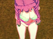 Mitsuri Kanroji masturbates outside until she cums - Demon Slayer Hentai 3/16