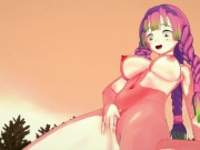 Mitsuri Kanroji masturbates outside until she cums - Demon Slayer Hentai 9/16