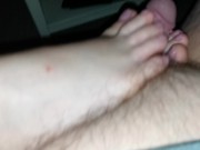 Footjob for BigSexxxi cum on my feet  12/16