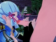 AYAKA GENSHIN IMPACT HAND TITS BLOW JOB DOGSTYLE ANAL SWALLOW ANIME 3D HENTAI UNCENSORED HD PART 1/4 12/16