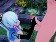 AYAKA GENSHIN IMPACT HAND TITS BLOW JOB DOGSTYLE ANAL SWALLOW ANIME 3D HENTAI UNCENSORED HD PART 1/4 6/16