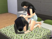 Two Horny Lesbian Girls Have Sex For Pleasure - Sexual Hot Animations 4/16