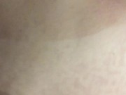 Cute blonde gets FUCKED RAW doggy. Cums on ass and Moans for more. 12/16