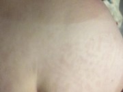 Cute blonde gets FUCKED RAW doggy. Cums on ass and Moans for more. 13/16