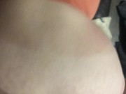 Cute blonde gets FUCKED RAW doggy. Cums on ass and Moans for more. 16/16