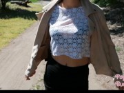 Public handjob for a stranger near the train station 4/16