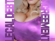 Goddess Taylor Knight's Legal Debt Agreement 15/16