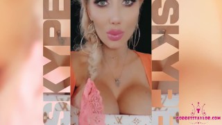 Skype with Goddess Taylor Knight! - RedTube