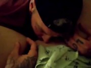 Beautiful redhead gets pussy licked, then cum on her face ;) 2/16