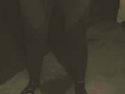 Pissing after yoga stretching 11/16